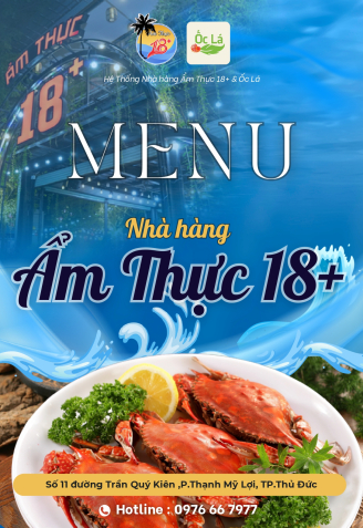 Thực đơn Ẩm Thực 18+